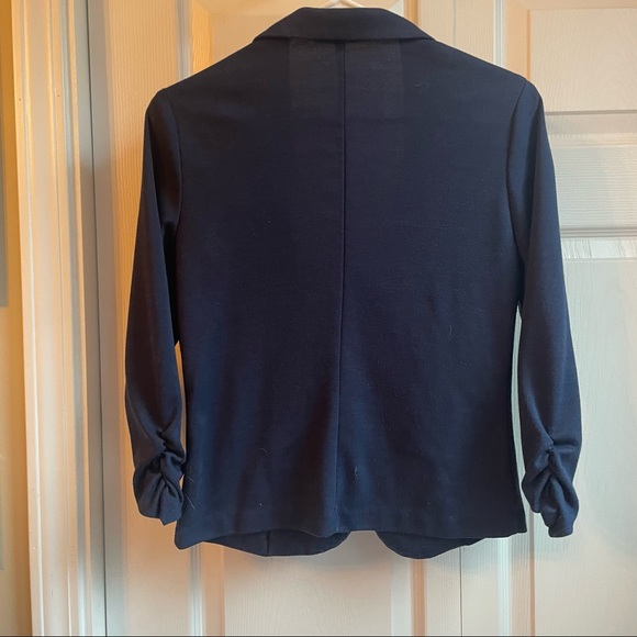 Navy blue blazer Womens size Auline Collection size L - Picture 3 of 4